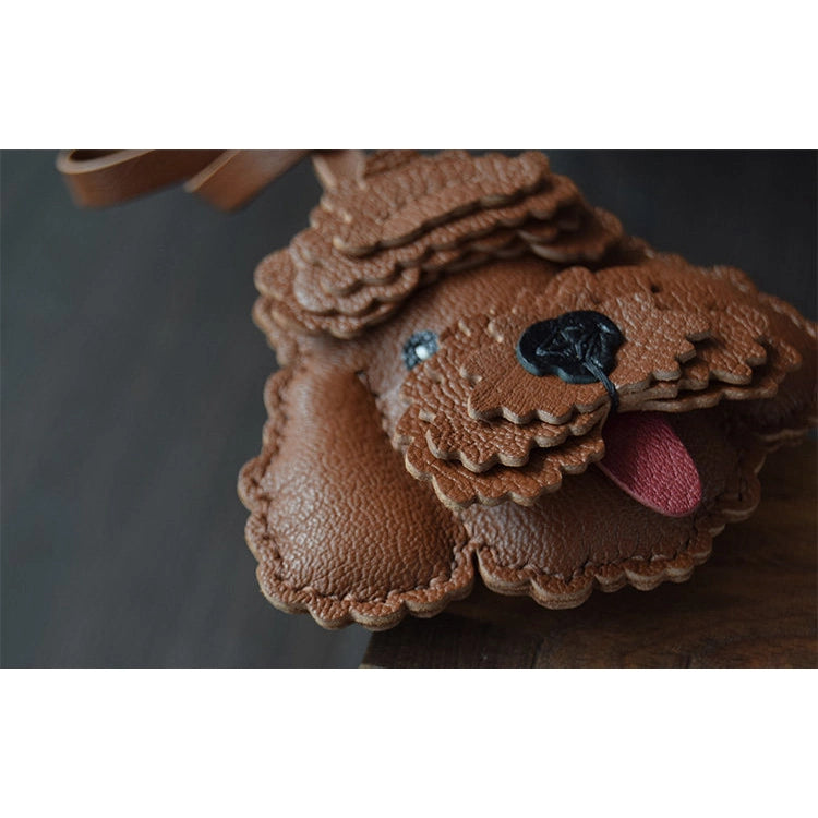 Handmade Teddy Dog Bag Charm