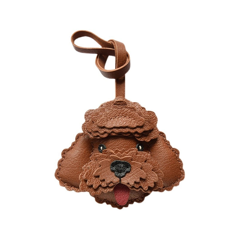 Handmade Teddy Dog Bag Charm
