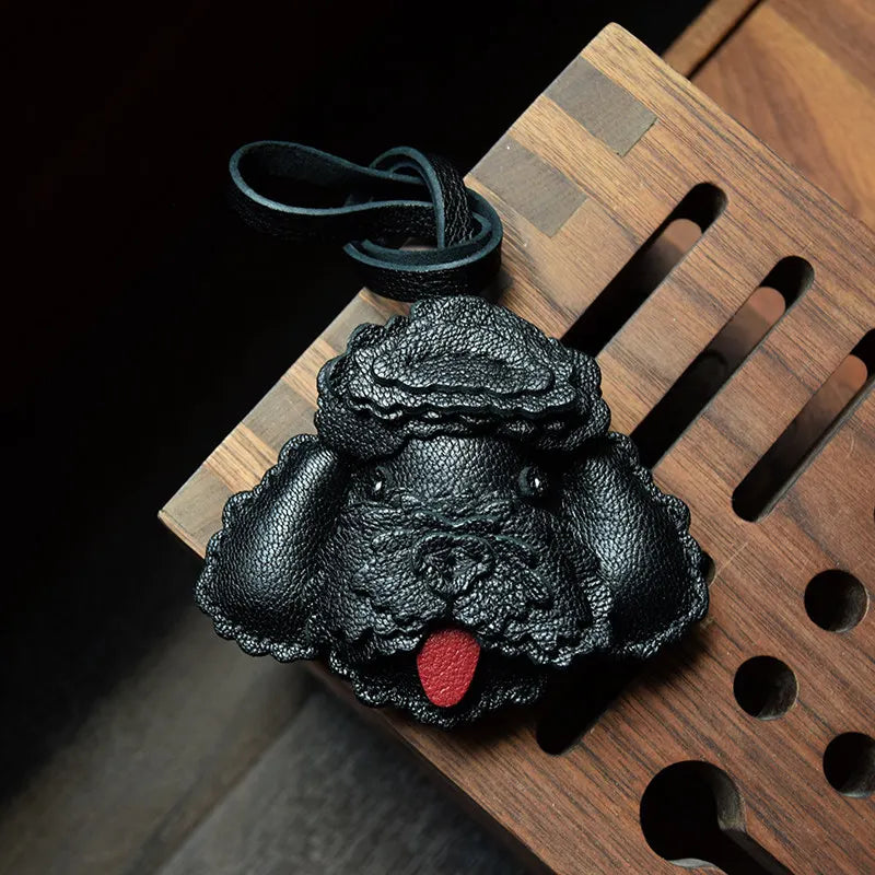 Handmade Teddy Dog Bag Charm