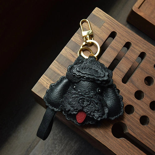 Handmade Teddy Dog Bag Charm