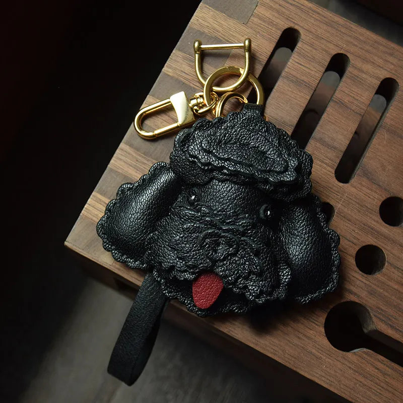Handmade Teddy Dog Bag Charm