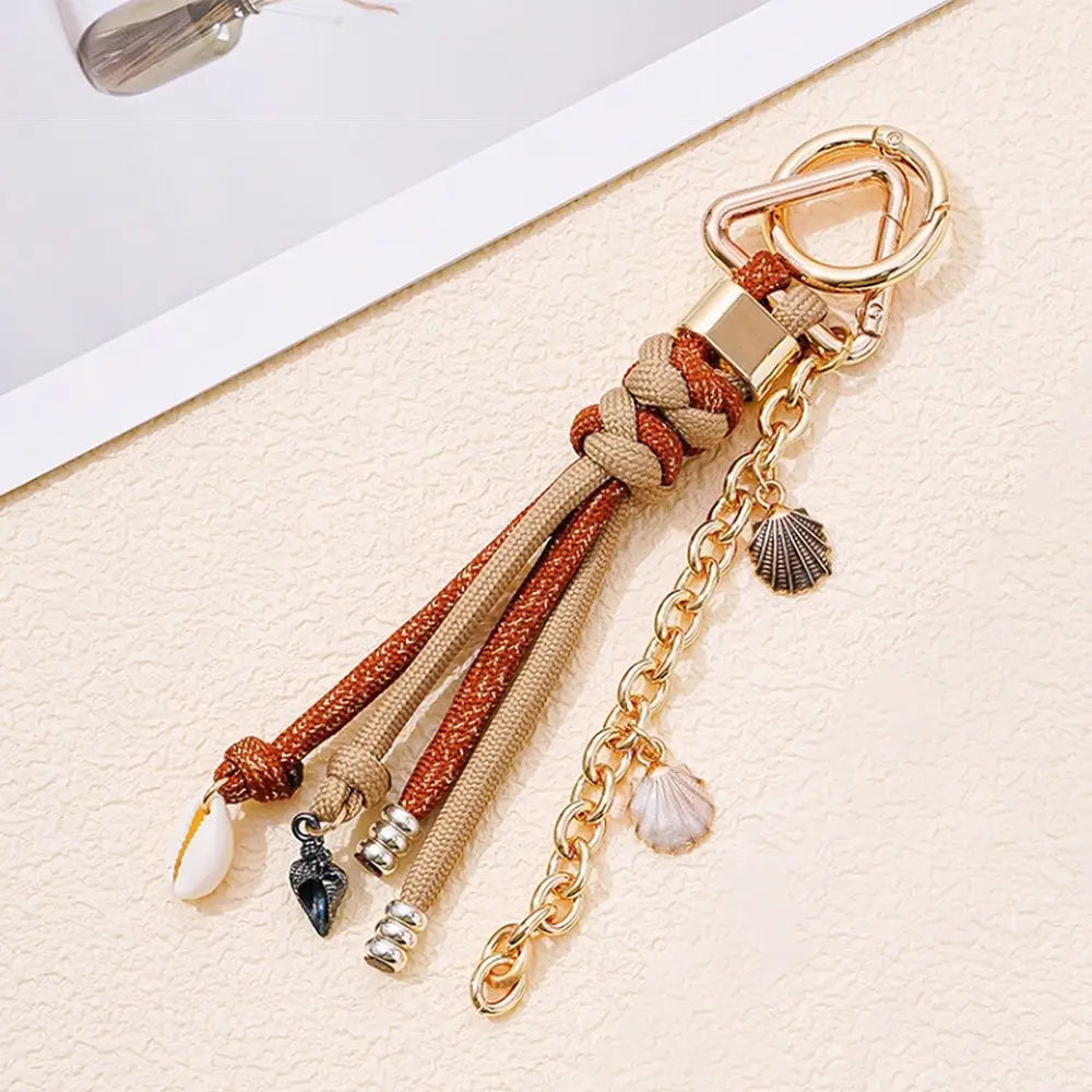 Handmade Woven Bag Charm