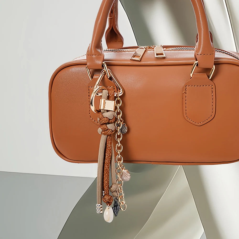 Handmade Woven Bag Charm