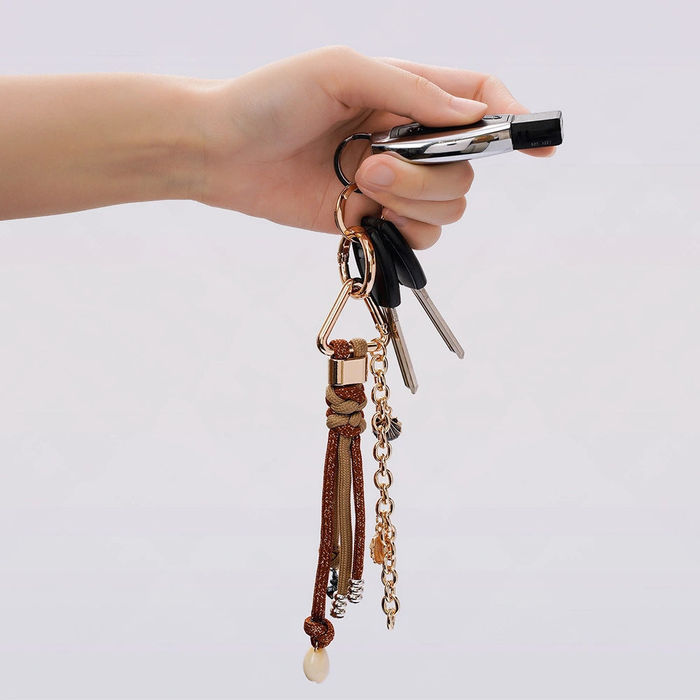 Handmade Woven Bag Charm