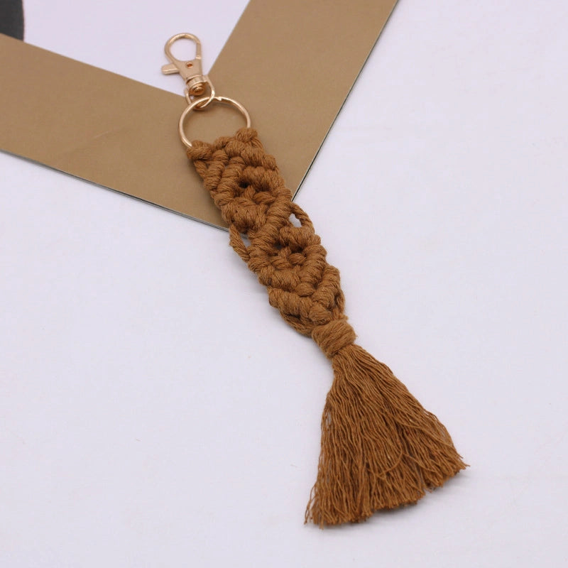 Handwoven Tassel Bag Charm