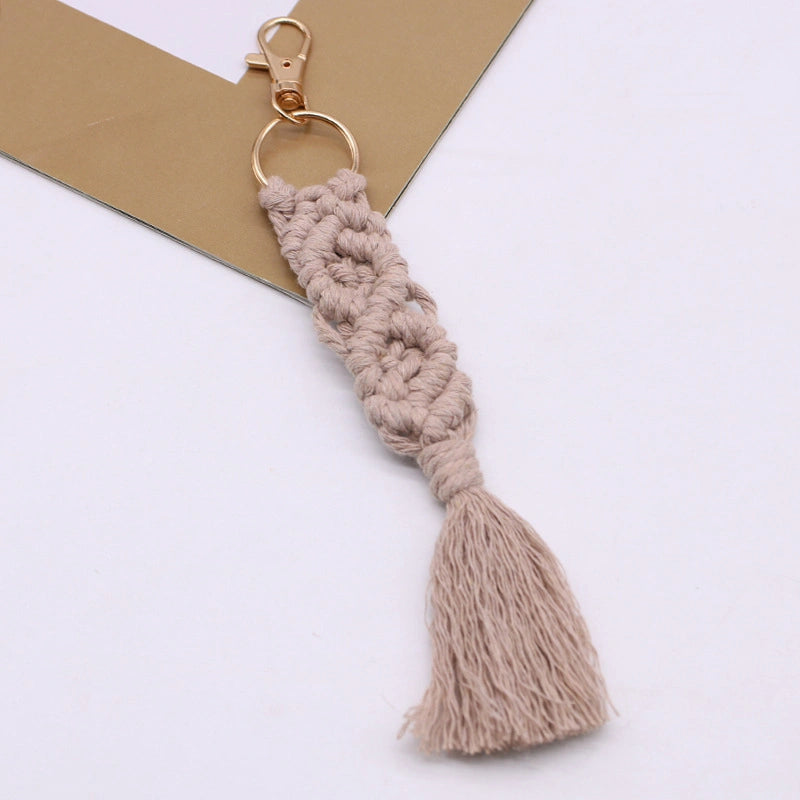 Handwoven Tassel Bag Charm