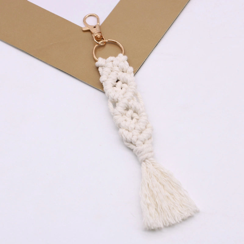 Handwoven Tassel Bag Charm