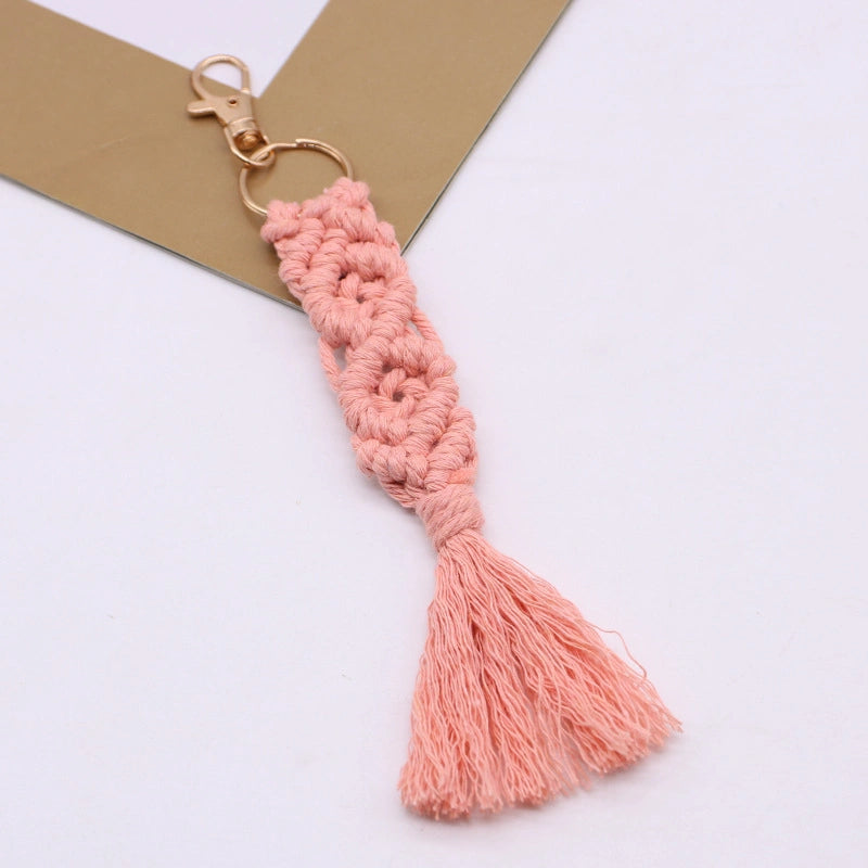 Handwoven Tassel Bag Charm