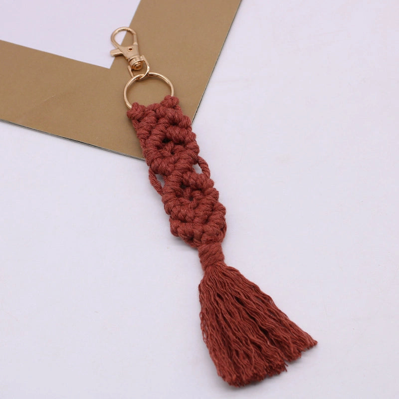 Handwoven Tassel Bag Charm