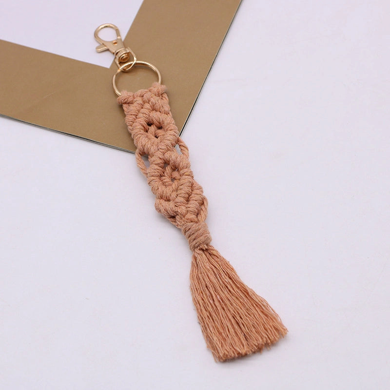 Handwoven Tassel Bag Charm