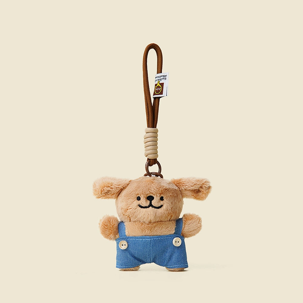 Dungaree Puppy Bag Charm