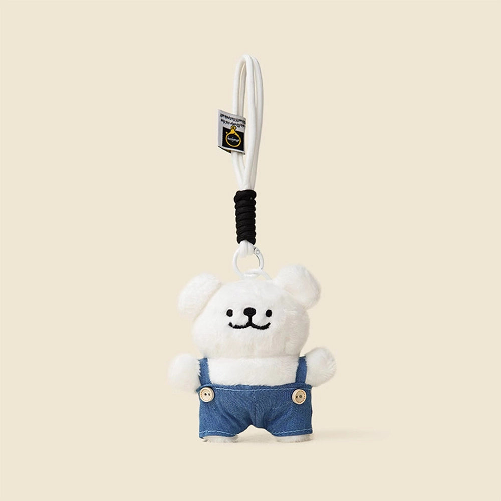 Dungaree Puppy Bag Charm