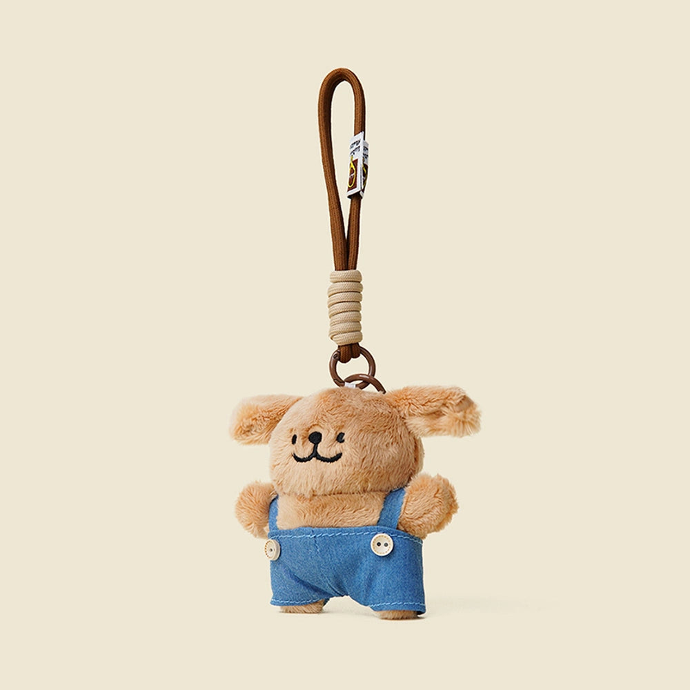 Dungaree Puppy Bag Charm