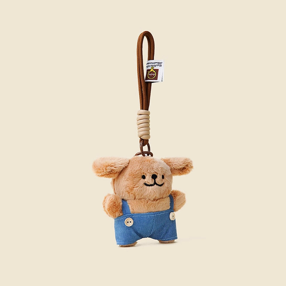 Dungaree Puppy Bag Charm
