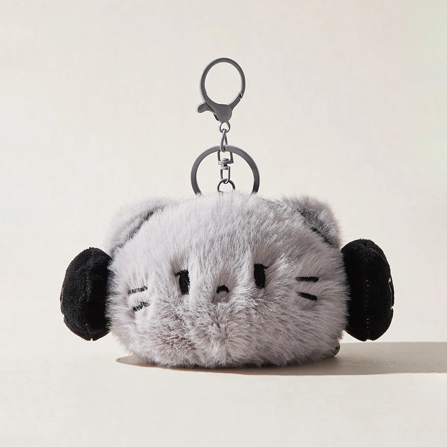 Headphone Cat Bag Charm