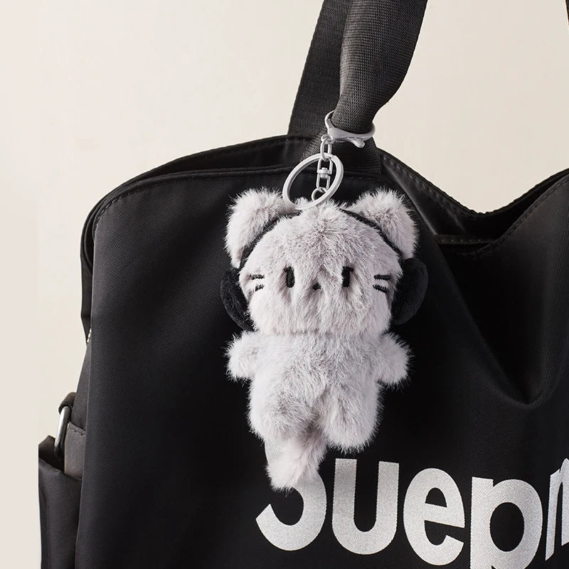 Headphone Cat Bag Charm