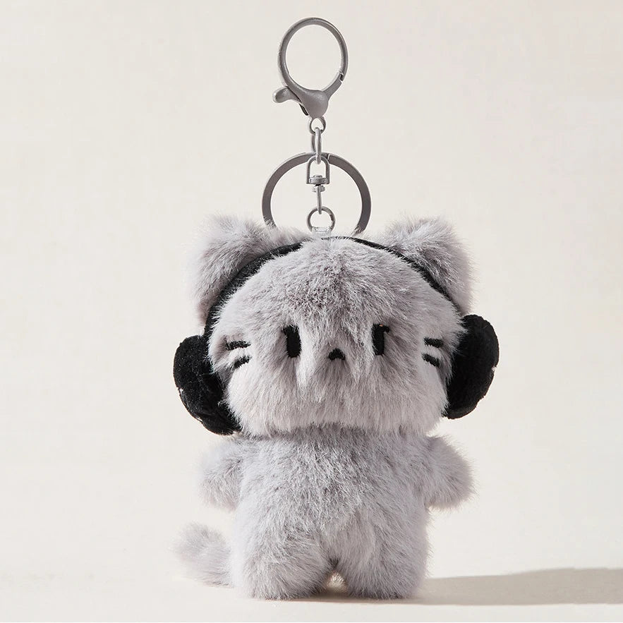 Headphone Cat Bag Charm