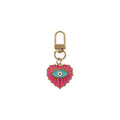 Heart Evil Eye Bag Charm