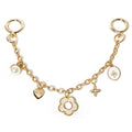 Heart Flower Pearl Bag Chain