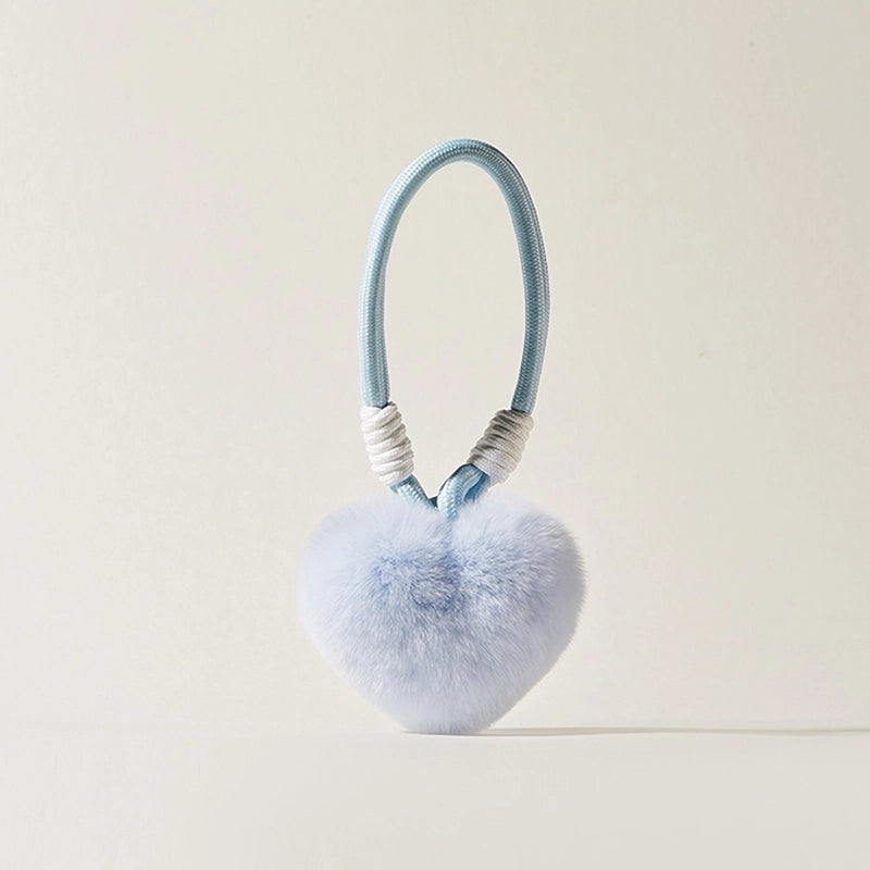 Heart Plush Bag Charm