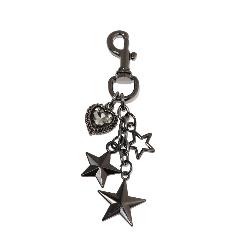Heart Star Bag Charm