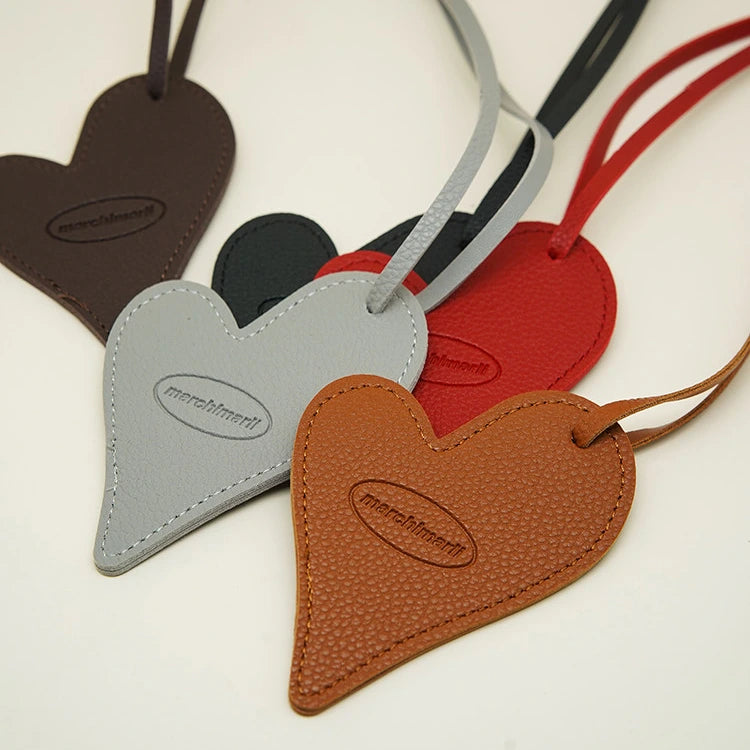 Irregular Heart Bag Charm