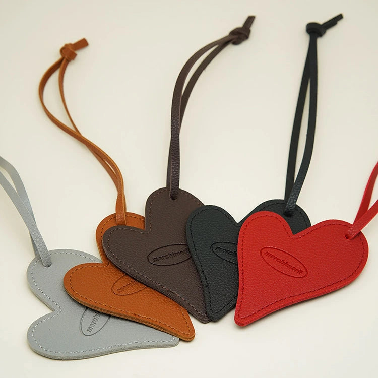 Irregular Heart Bag Charm