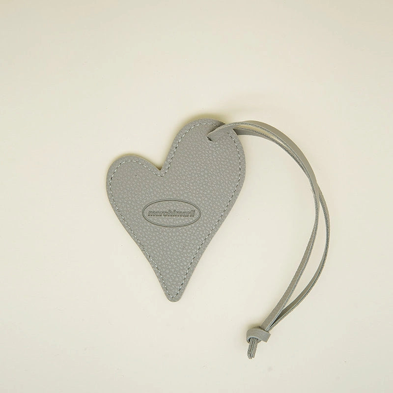 Irregular Heart Bag Charm