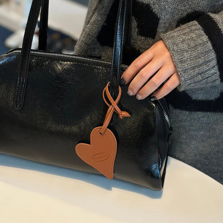 Irregular Heart Bag Charm