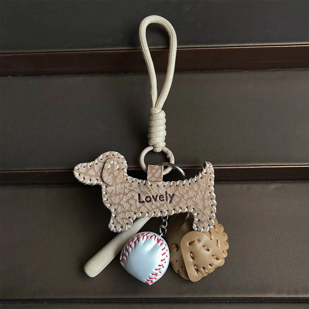 Cute Dachshund Dog Bag Charm