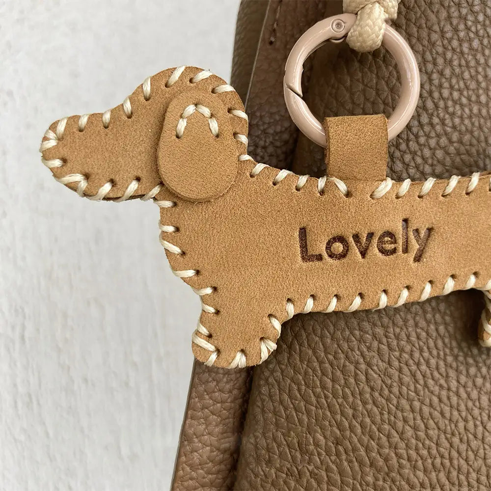 Cute Dachshund Dog Bag Charm