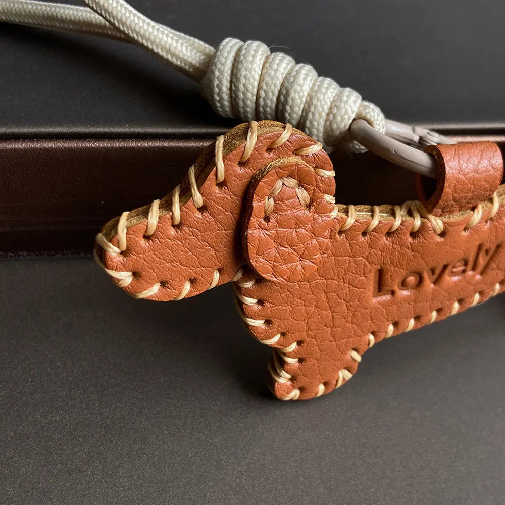 Cute Dachshund Dog Bag Charm