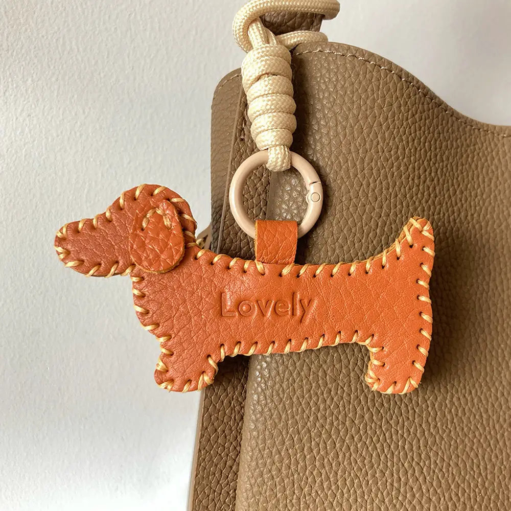 Cute Dachshund Dog Bag Charm