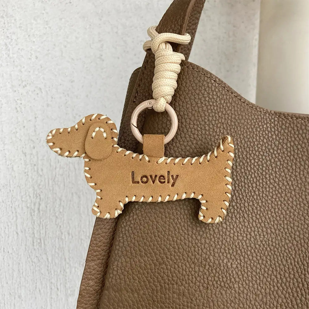 Cute Dachshund Dog Bag Charm