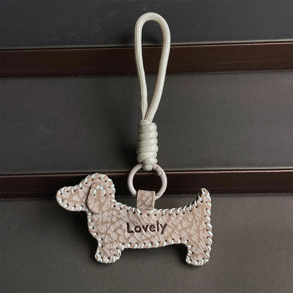 Cute Dachshund Dog Bag Charm