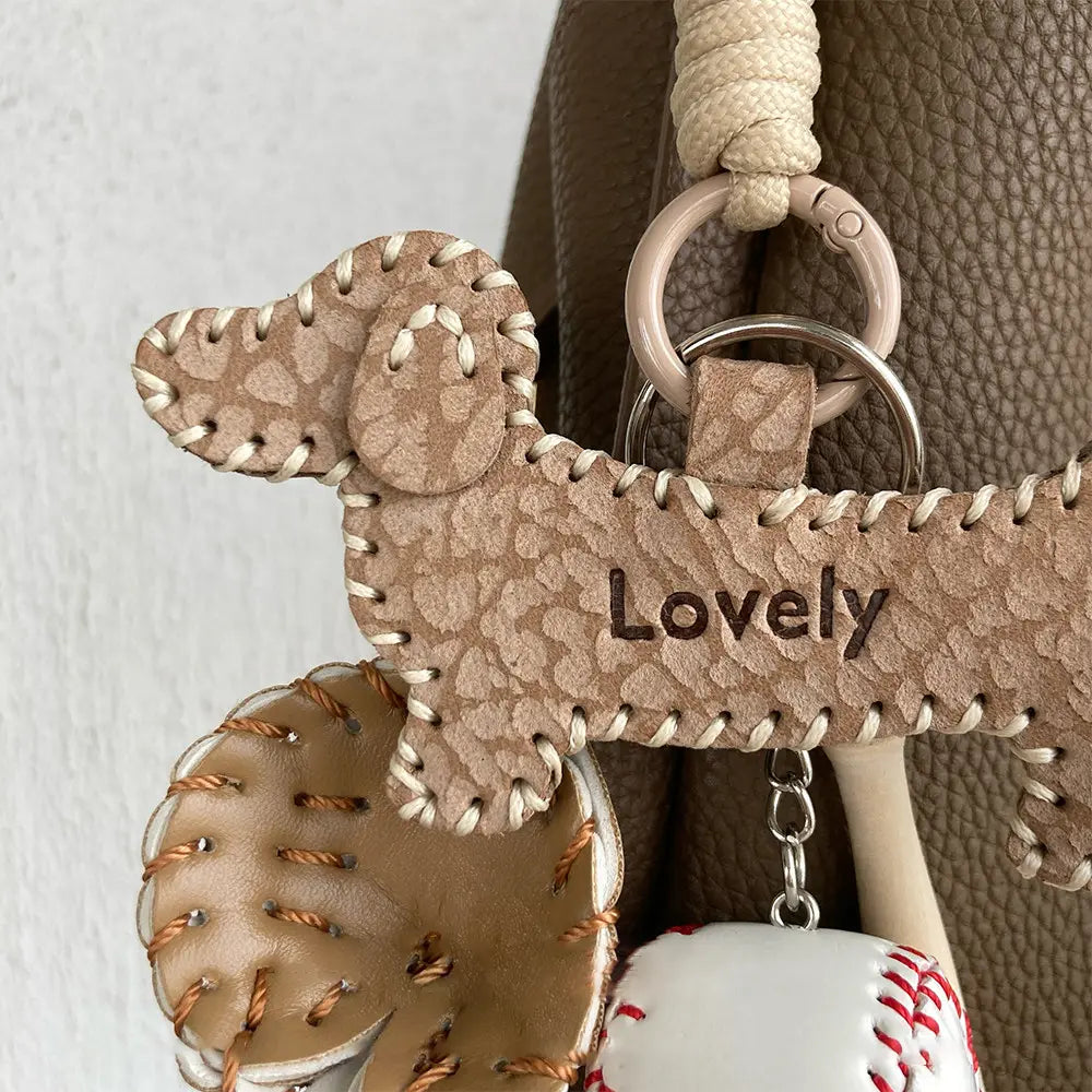 Cute Dachshund Dog Bag Charm