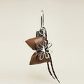 Leather Bow Bag Charm
