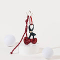 Leather Cherry Bag Charm