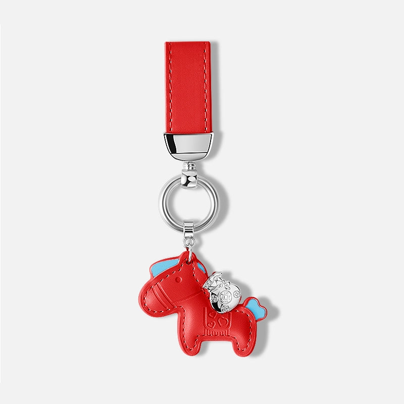 Leather Cute Horse Bag Charm