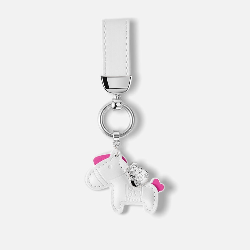 Leather Cute Horse Bag Charm