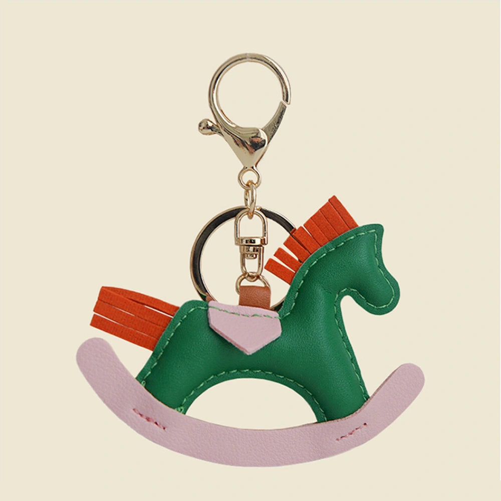 Leather Horse Bag Charm