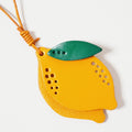 Leather Lemon Bag Charm