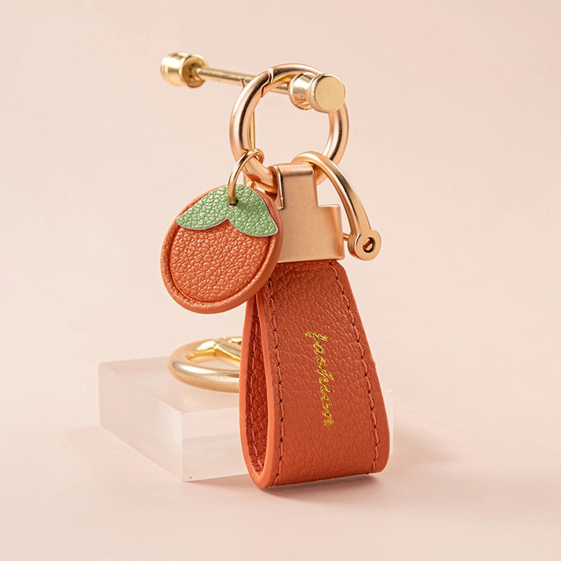 Leather Minimalist Keychain