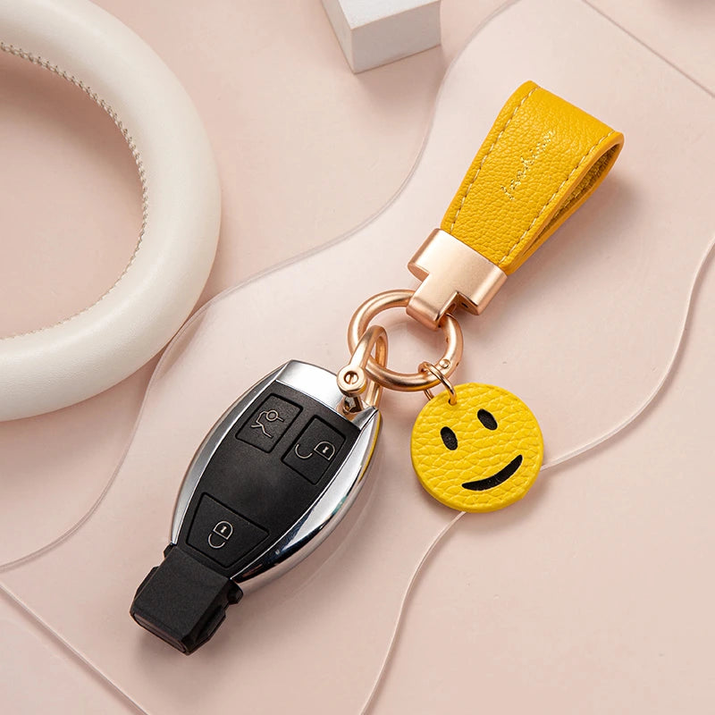 Leather Minimalist Keychain