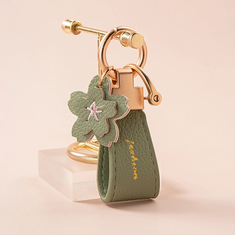 Leather Minimalist Keychain
