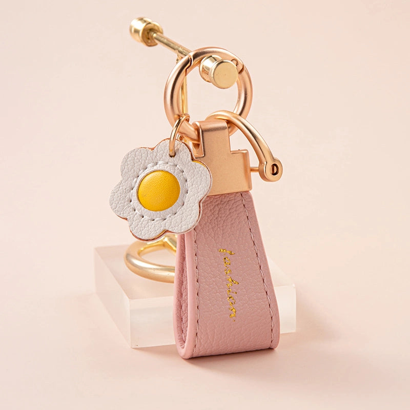 Leather Minimalist Keychain