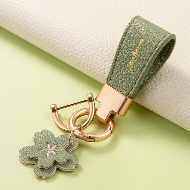 Leather Minimalist Keychain