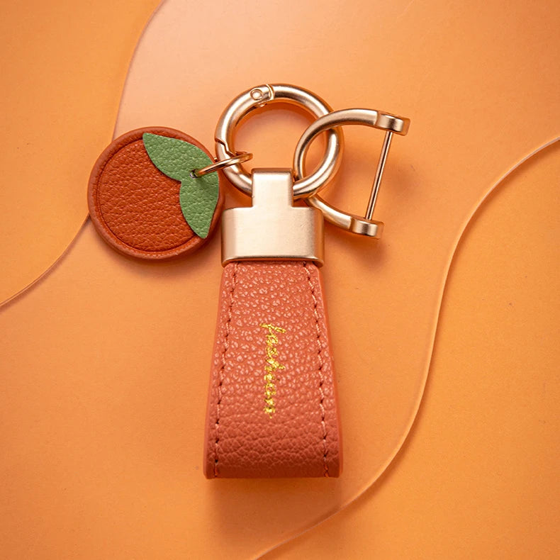 Leather Minimalist Keychain