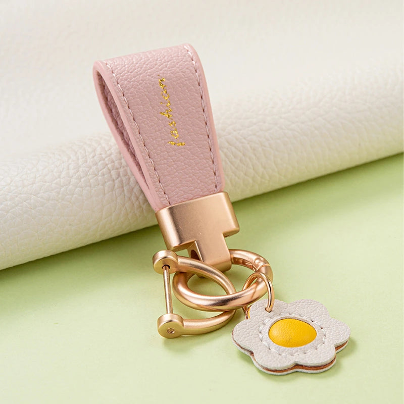Leather Minimalist Keychain