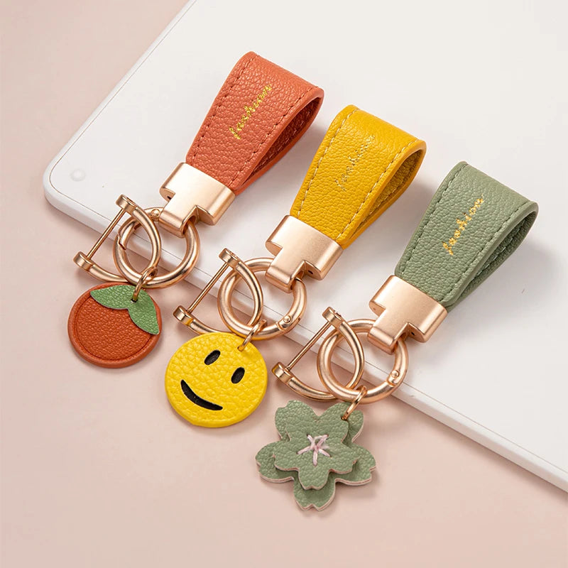 Leather Minimalist Keychain